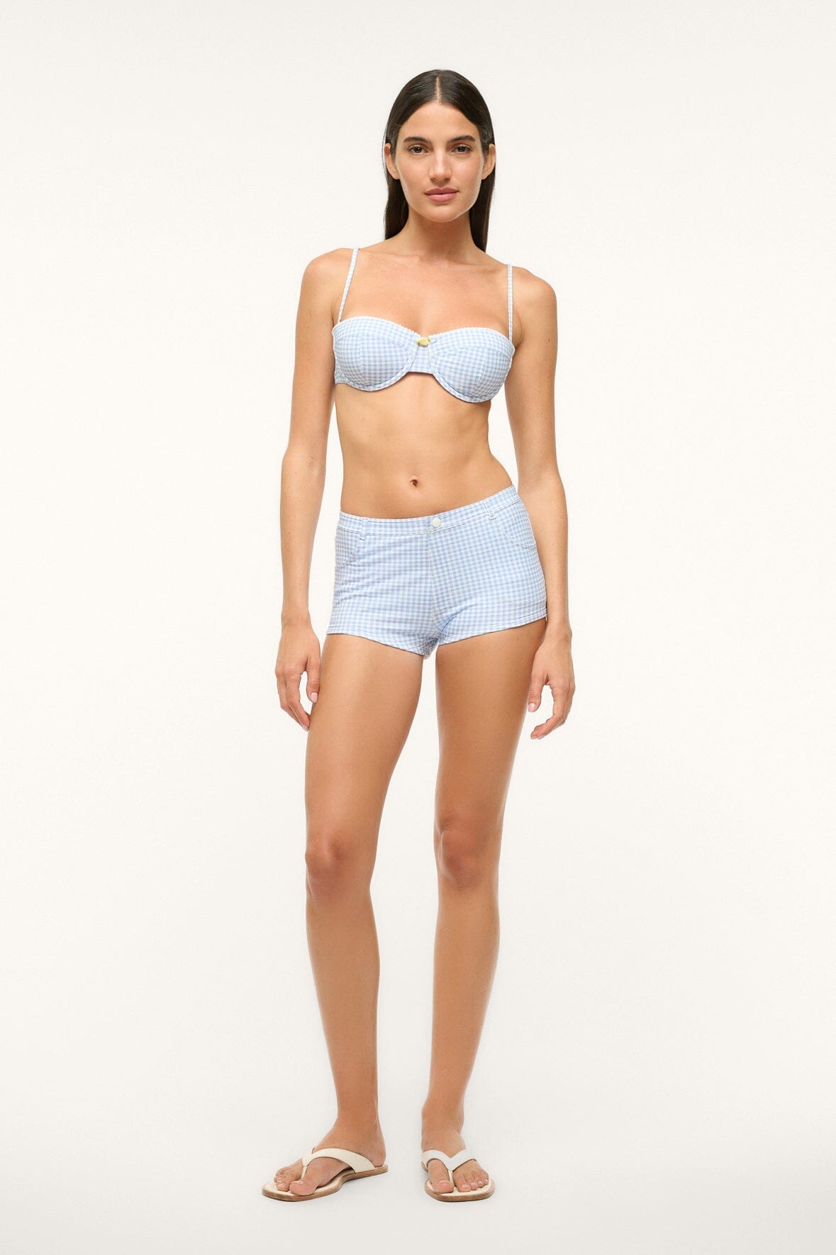 COD BIKINI BOTTOM SKY MICRO CHECK