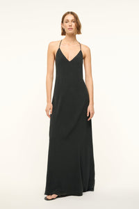 MACHU SILK DRESS | BLACK