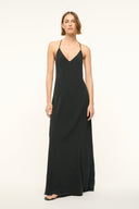 Image MACHU SILK DRESS | BLACK 4 of 6