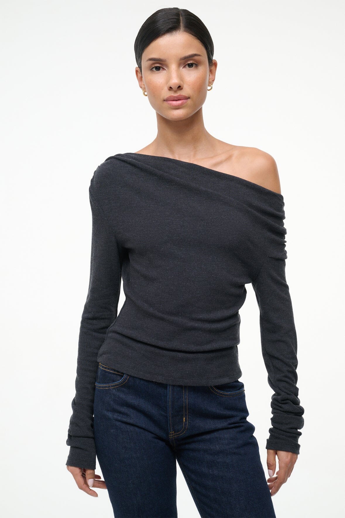 Image PHILOMENA TOP | CHARCOAL 1 of 5 and Clicking this image will trigger a zoom pop-up