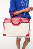 Image LARGE MAUDE CARRYALL | NATURAL ROUGE 4 of 6