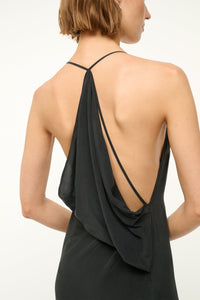MACHU SILK DRESS | BLACK