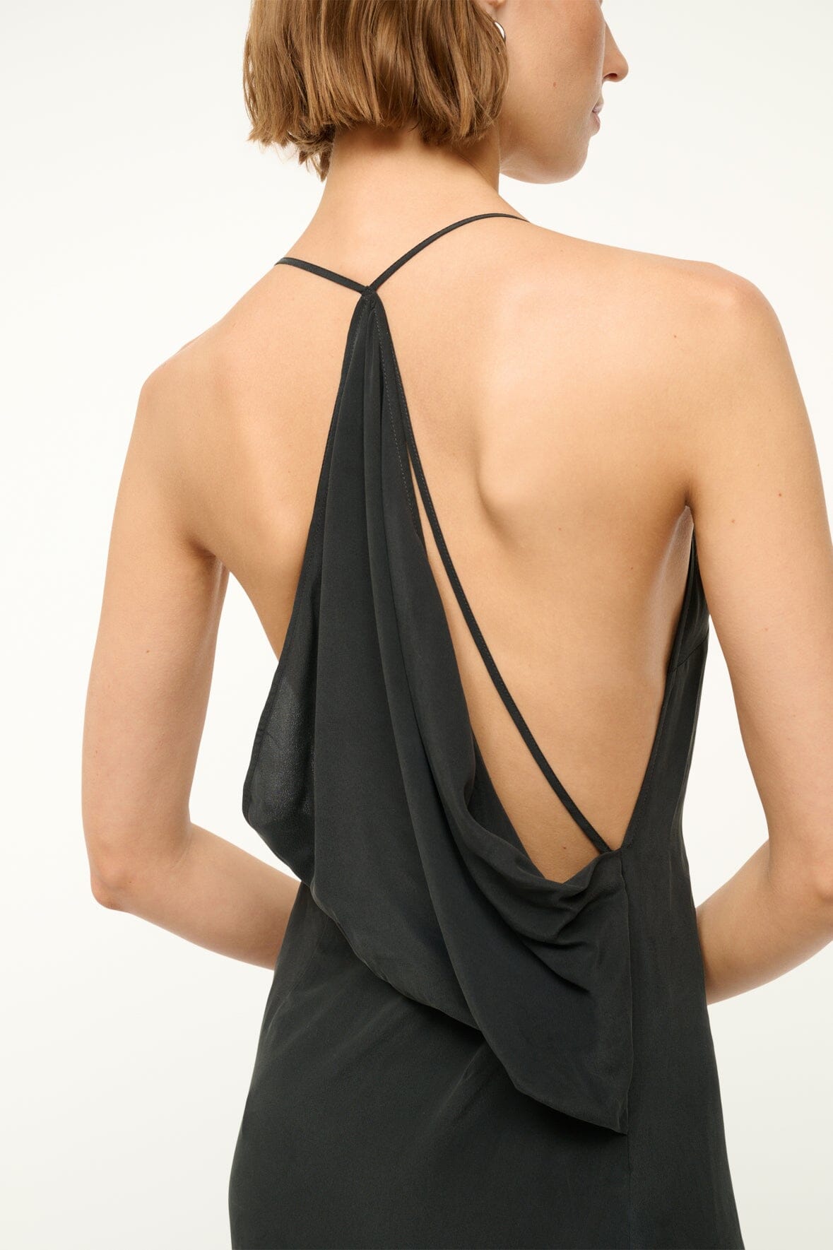 Image MACHU SILK DRESS | BLACK 5 of 6 and Clicking this image will trigger a zoom pop-up