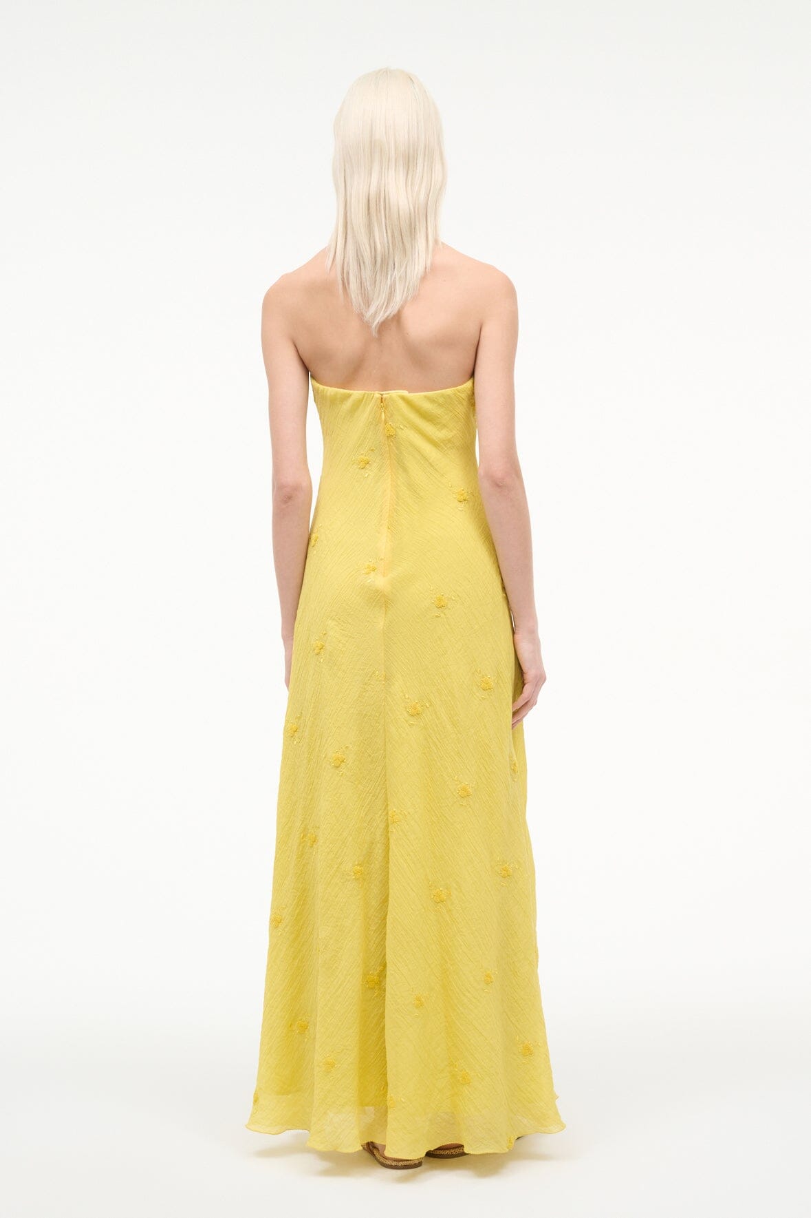 STAUD, Cassie Dress in Lemon Custard, Size 0 STAUD, Cassie Dress in Lemon Custard, Size 0