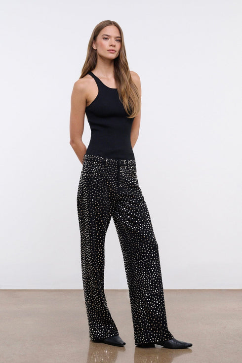 Go to GUS STUDDED RELAXED JEAN BLACK view 2