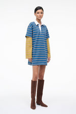 IVAR DRESS | CHARTREUSE STRIPE NAUTIC STRIPE