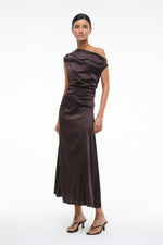 PHARE SILK DRESS | EARTH