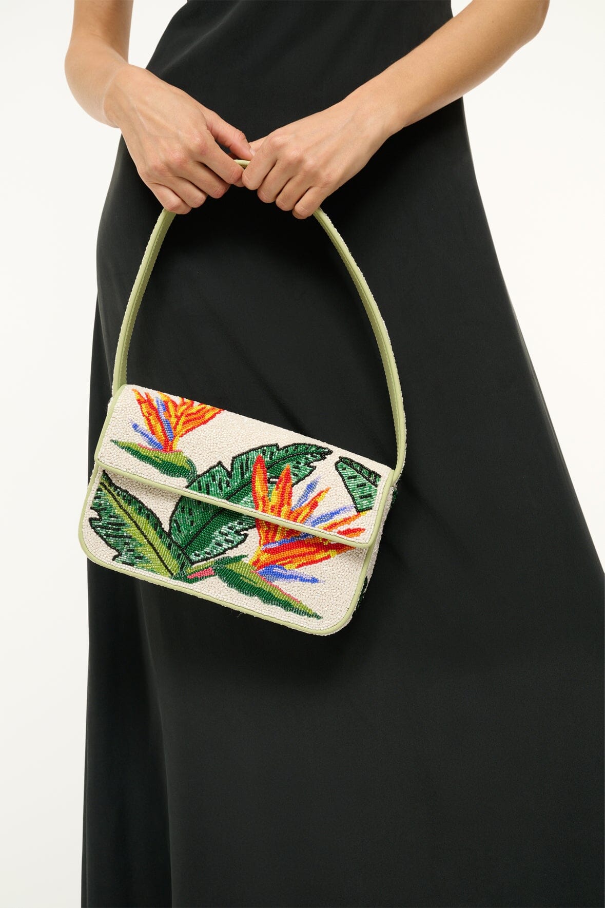 TOMMY BEADED BAG BIRDS OF PARADISE