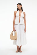 Image FLORES COVERUP TOP | BUTTERCREAM 2 of 5