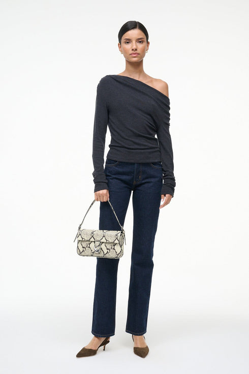 Go to HARLOW BAG WHITE SNAKE view 2
