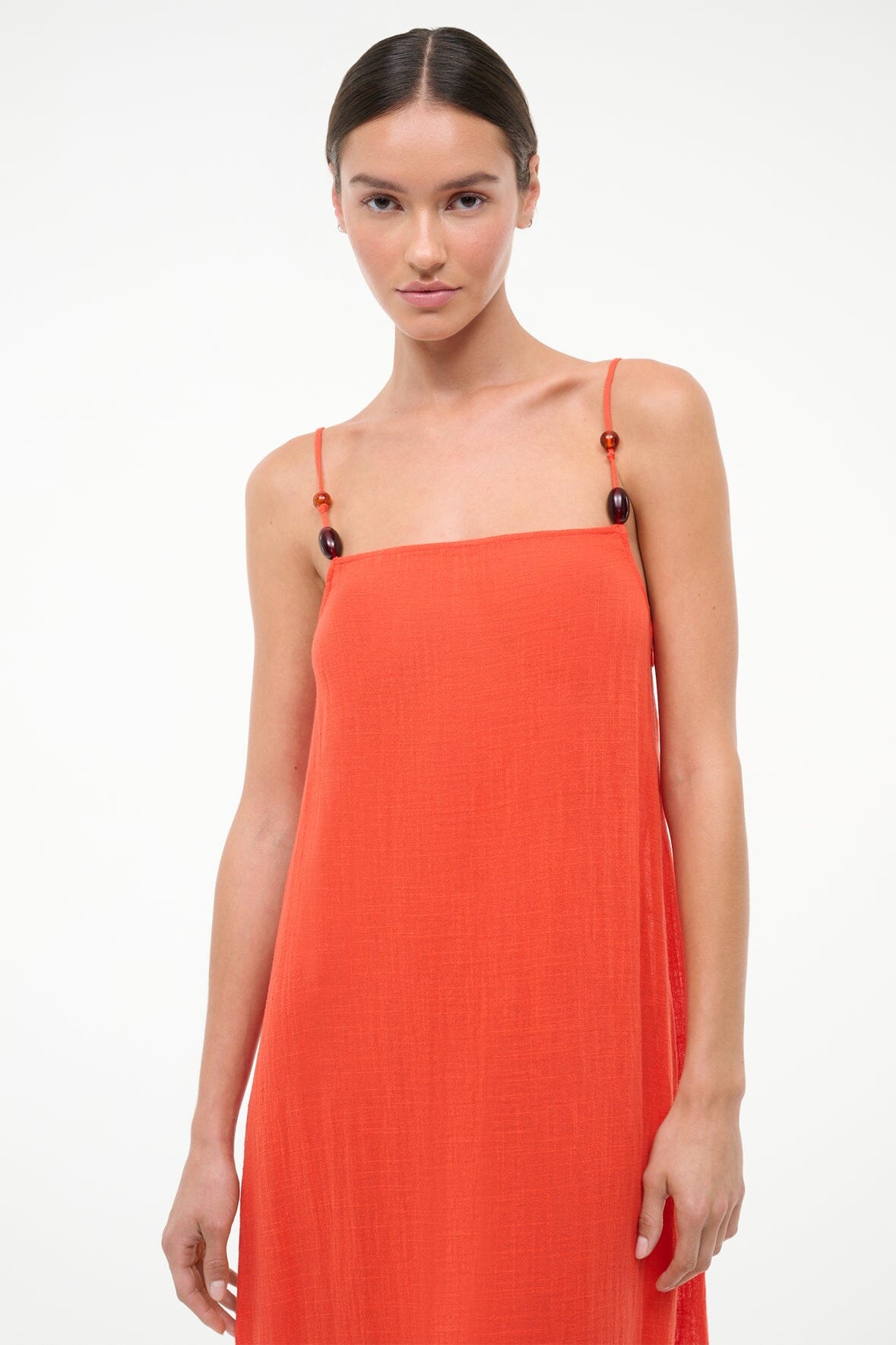 plus size orange tank dress Staud Etta Dress Blood Orange Size XS/ Au 6