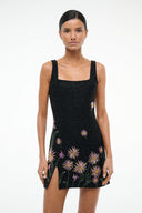 Image LE SABLE DRESS | DAHLIA DAYDREAM BLACK 4 of 6