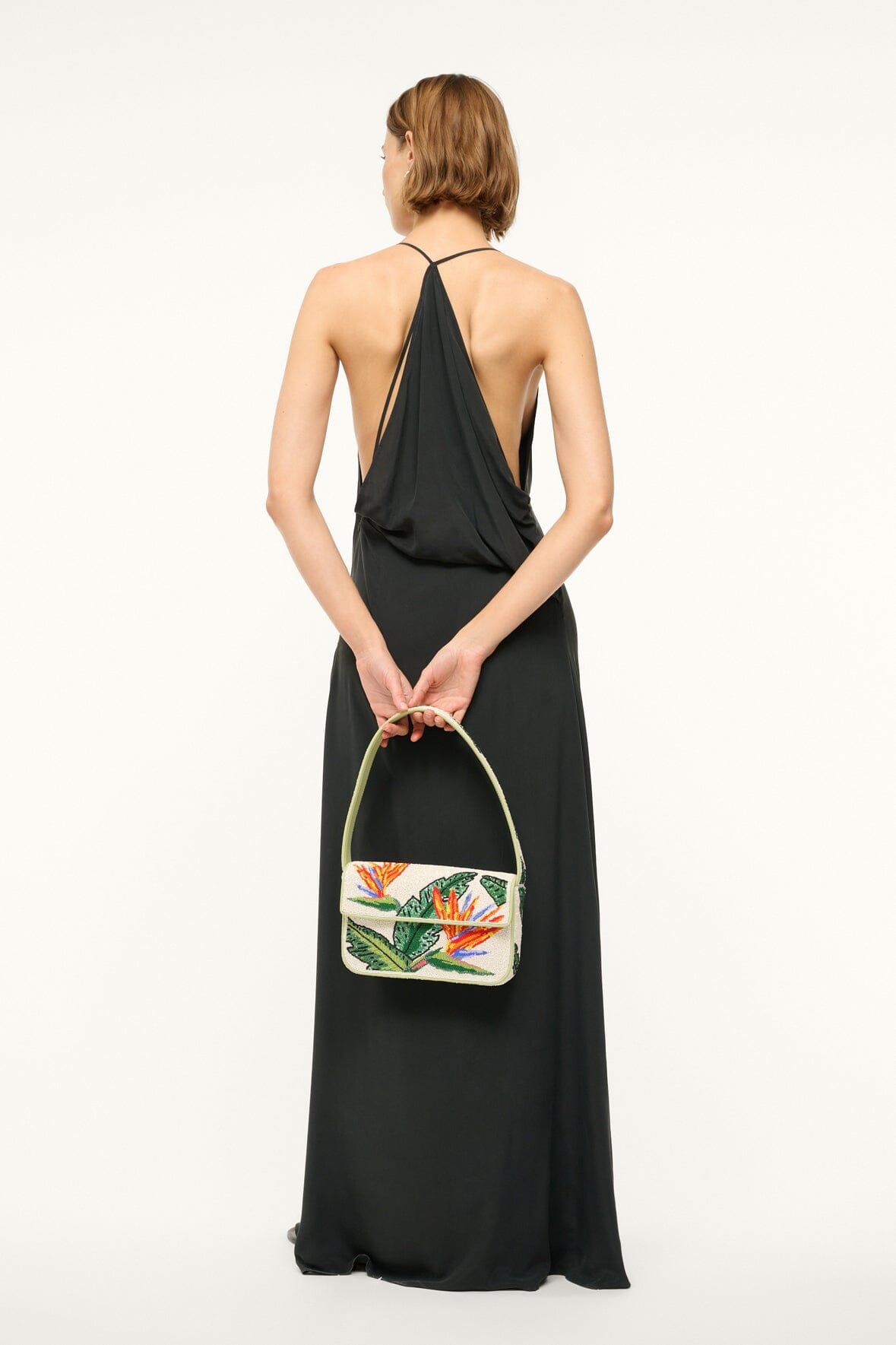 TOMMY BEADED BAG BIRDS OF PARADISE