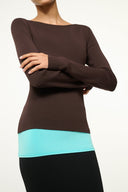 Image CARILO DRESS | EARTH AQUA BLACK 4 of 6