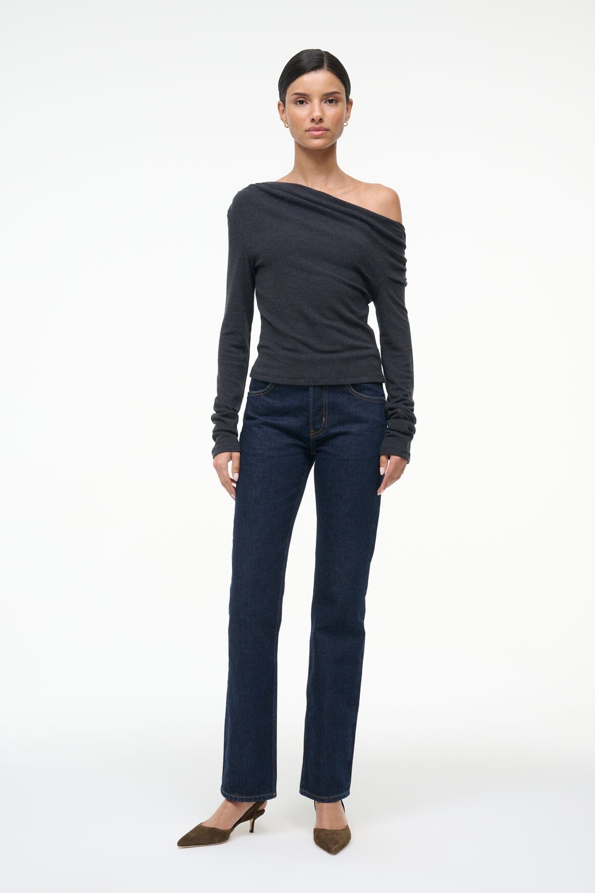 Image PHILOMENA TOP | CHARCOAL 3 of 5 and Clicking this image will trigger a zoom pop-up