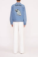 CUSTOM STAUD x C.BONZ OVERSIZED RYAN DENIM JACKET | MEDIUM WASH