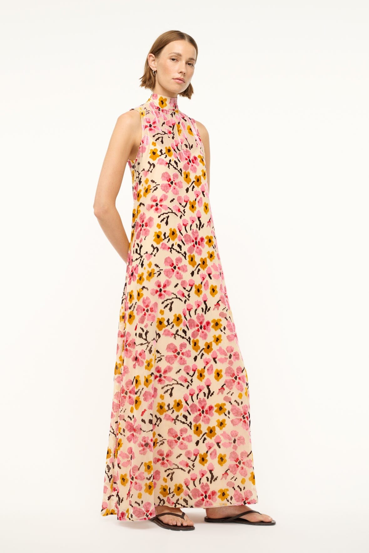 Image ALBEE DRESS | BLOSSOM FLORAL TAPESTRY 3 of 8 and Clicking this image will trigger a zoom pop-up