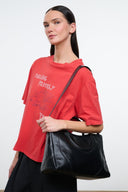 MAUDE SATCHEL | BLACK BLACK