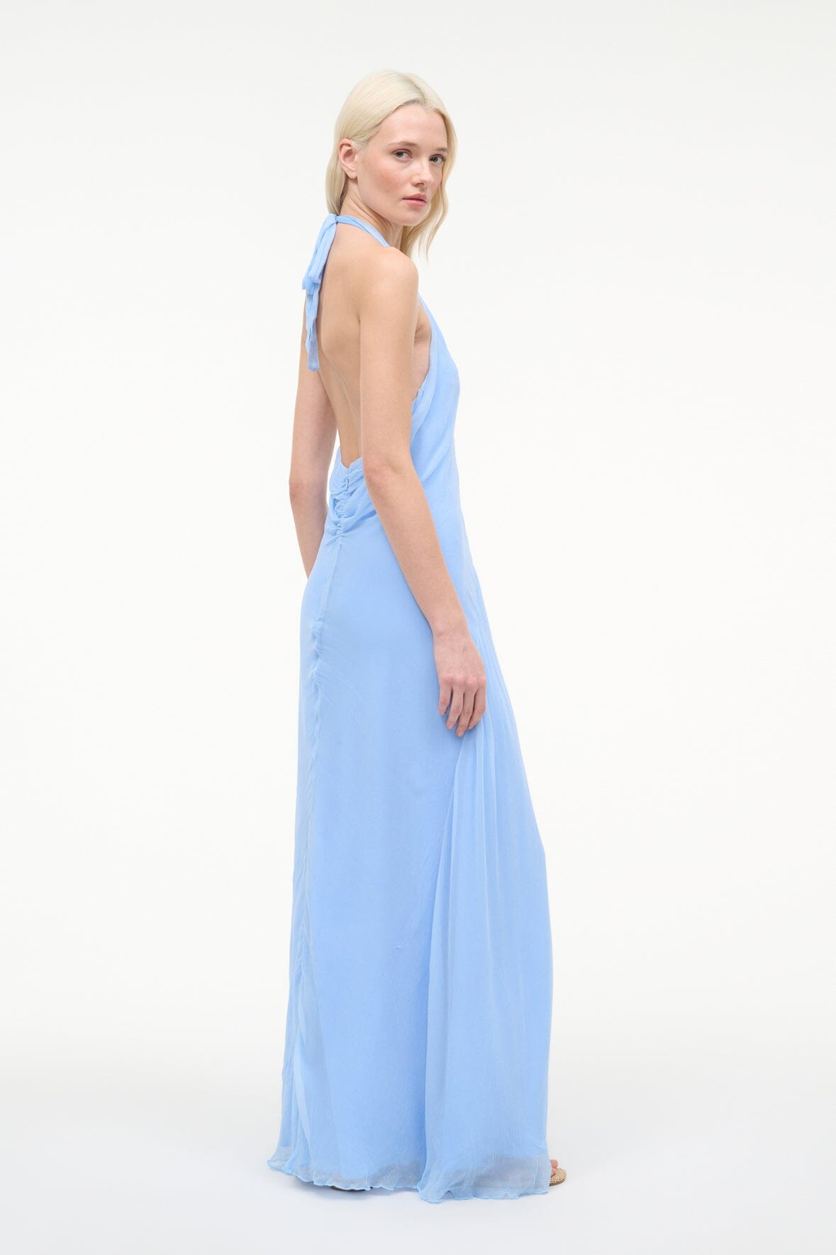 STAUD, Luma Dress in Clear Blue, Size 12 STAUD, Luma Dress in Clear Blue, Size 12