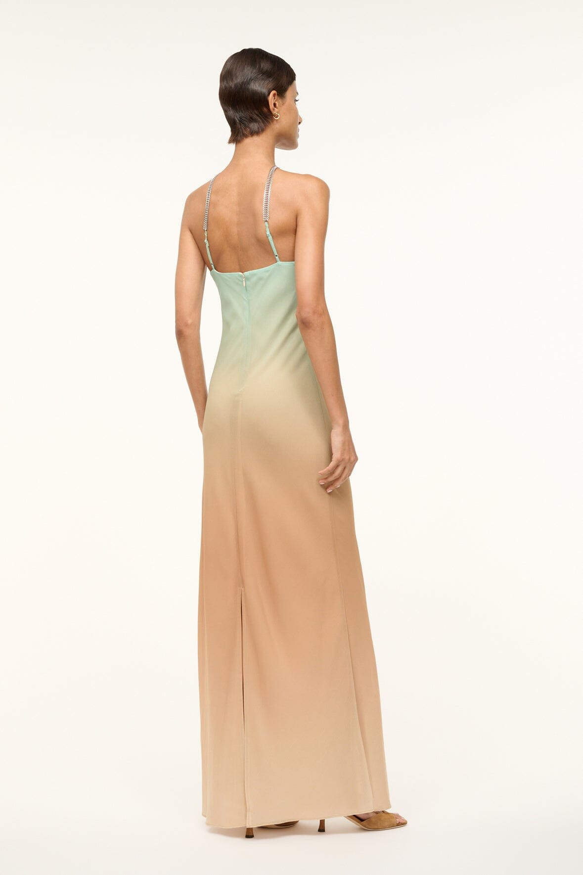 Image CADENCE DRESS | CARIBBEAN OMBRE 4 of 5 and Clicking this image will trigger a zoom pop-up