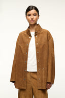 Image FOUNDATION JACKET | TAN SUEDE 1 of 8