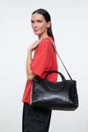 MAUDE SATCHEL | BLACK BLACK