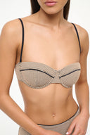 Image JO BALCONETTE BIKINI TOP | NATURAL PIQUE 5 of 9