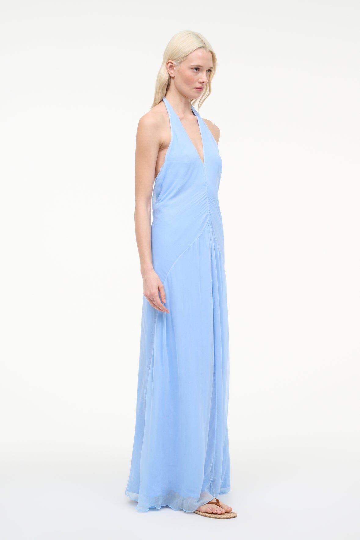 STAUD, Luma Dress in Clear Blue, Size 12 STAUD, Luma Dress in Clear Blue, Size 12
