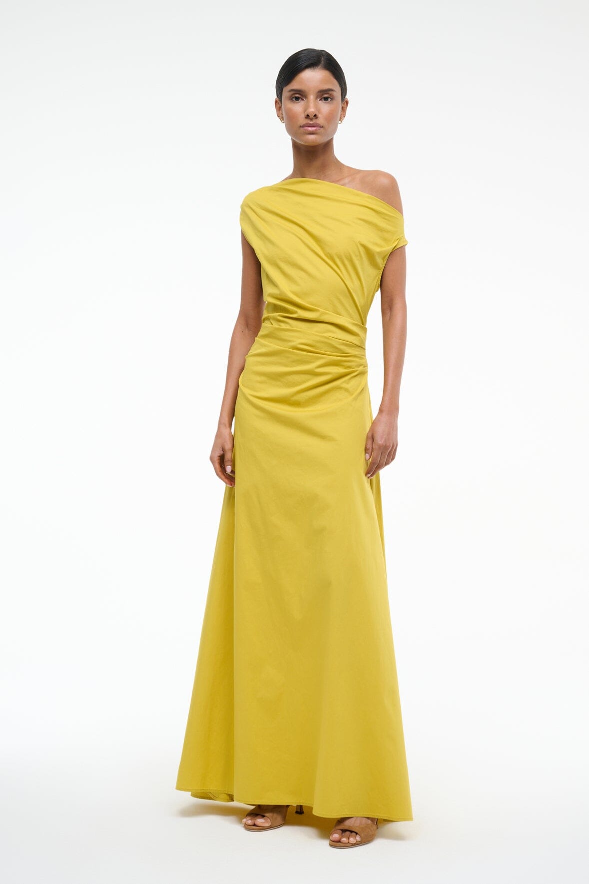 Image MAXI PHARE DRESS | CHARTREUSE 5 of 6 and Clicking this image will trigger a zoom pop-up