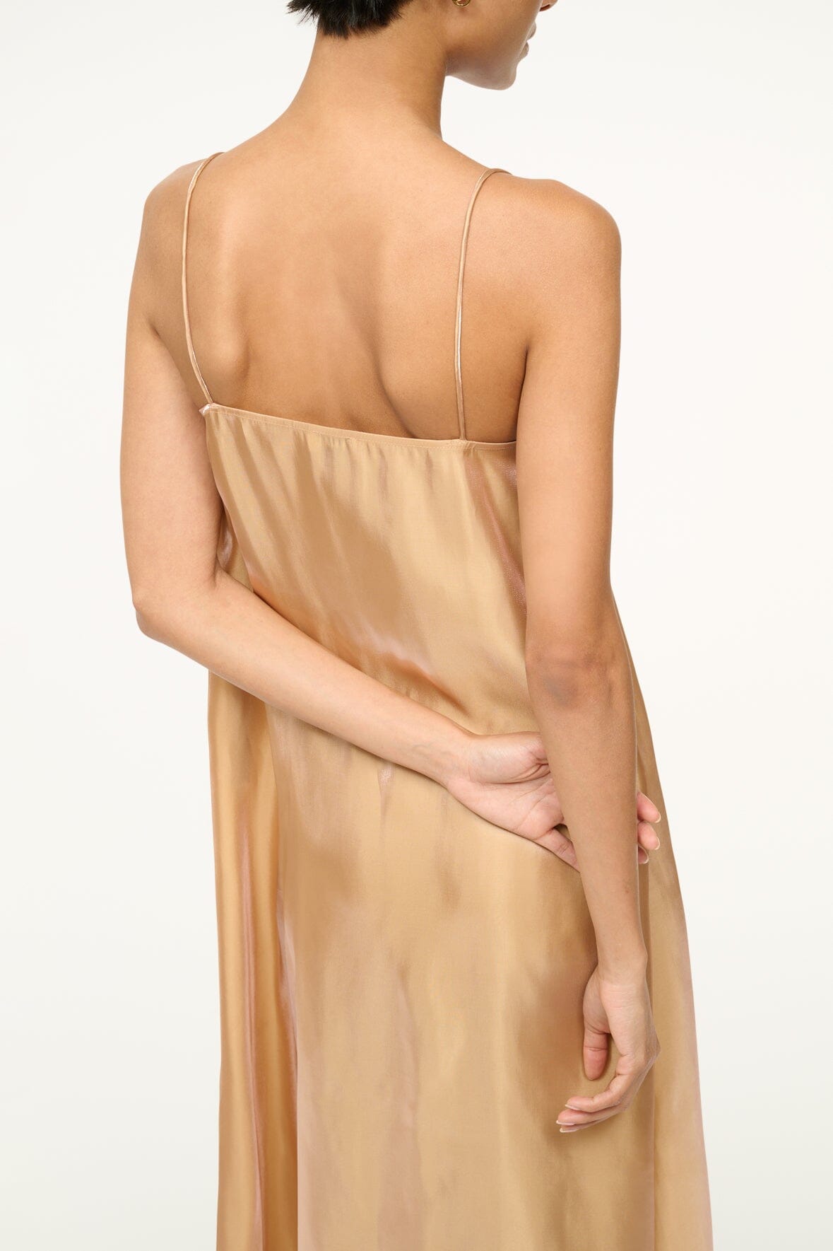 Image DELFINA DRESS | ROSE GOLD 5 of 6 and Clicking this image will trigger a zoom pop-up