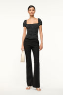 Image ELBA SILK TOP | BLACK 2 of 6