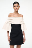 Image HARPER DRESS | BLACK IVORY 4 of 6