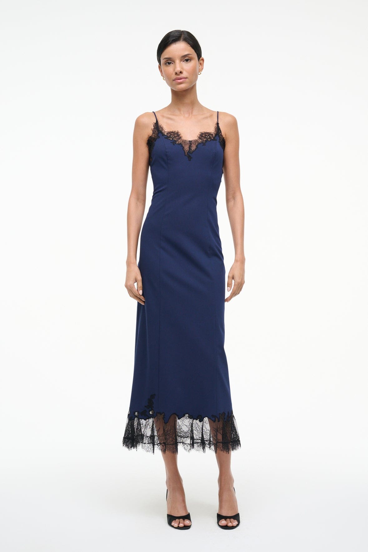 Image NADIA DRESS | NAVY 6 of 7 and Clicking this image will trigger a zoom pop-up