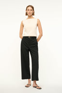 Image CROPPED PRINCE PANT | BLACK 1 of 6