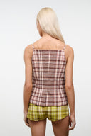 UNA TOP | TUSCANY PLAID