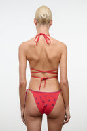 LIDO TRIANGLE BIKINI TOP | PAINTED FOULARD PAINTED FOULARD / XS