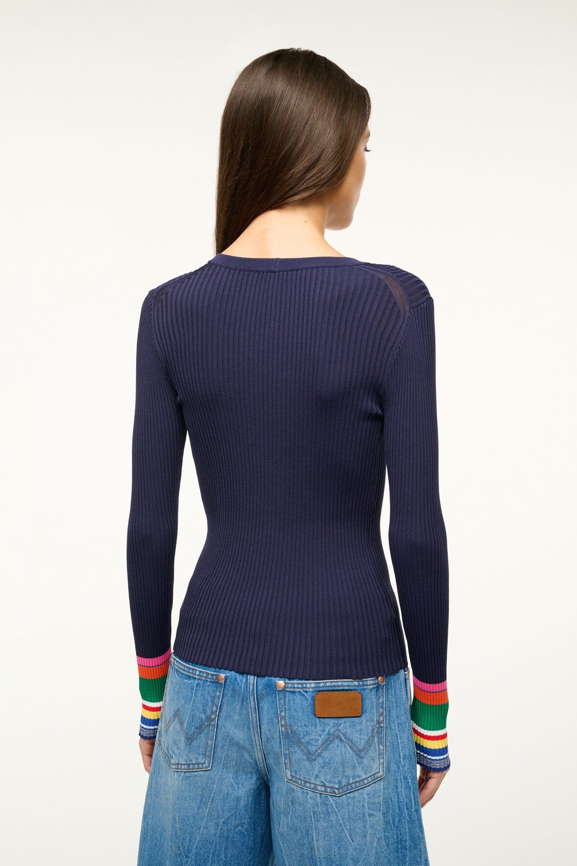 Image CARGO SWEATER | NAVY MULTI 2 of 3 and Clicking this image will trigger a zoom pop-up