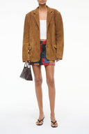 NATALIE SUEDE JACKET | TAN