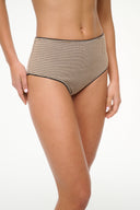 Image DEVON HIGH RISE BIKINI BOTTOM | NATURAL PIQUE 3 of 4