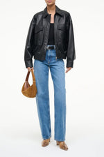 EUGENE LEATHER JACKET | BLACK