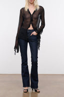 KYLE STRETCH FLARE JEAN | INDIGO