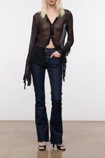 KYLE STRETCH FLARE JEAN | INDIGO