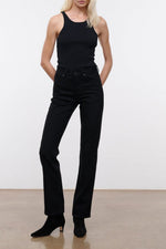 TEDDY STRAIGHT JEAN | BLACK