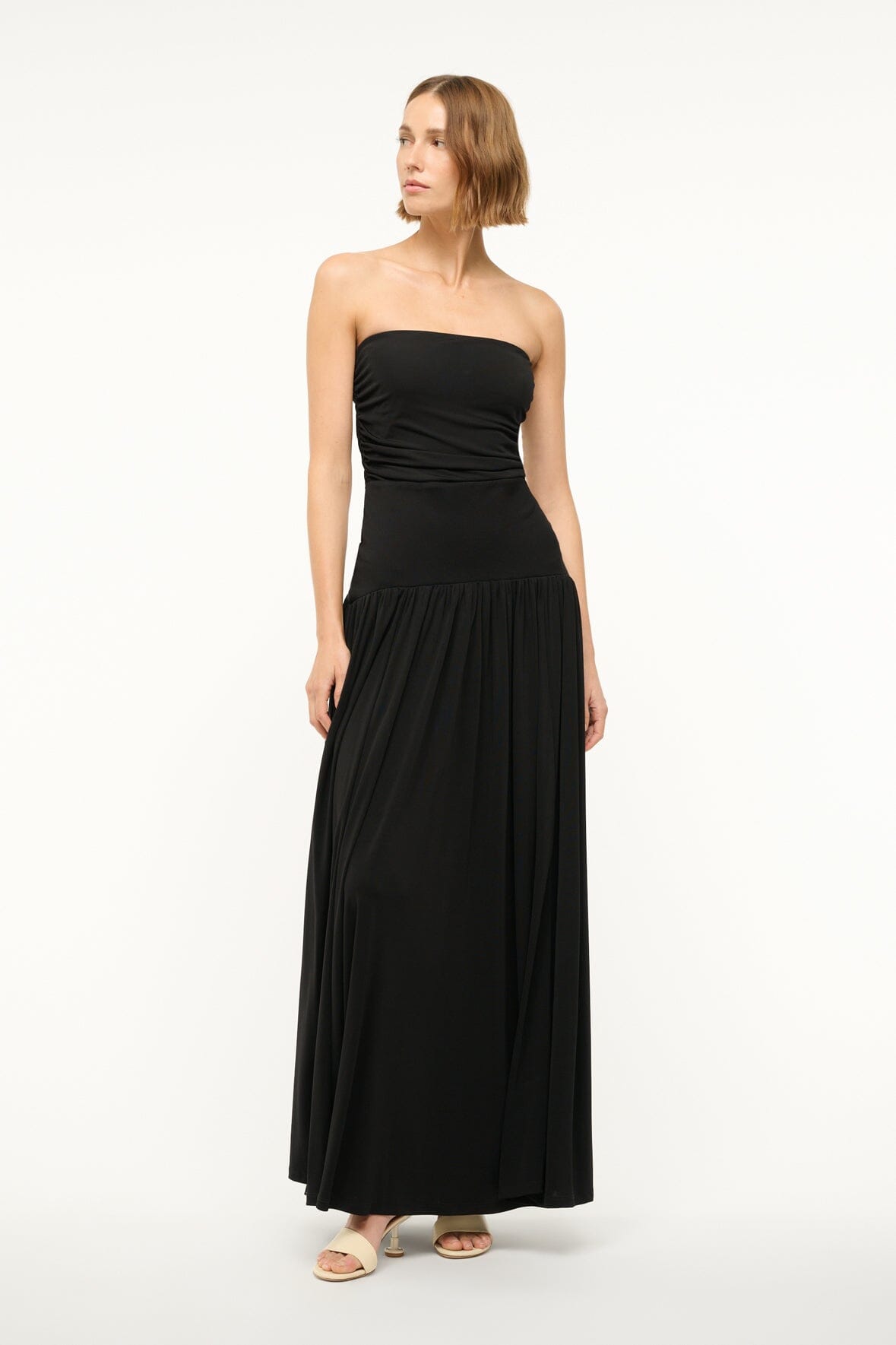 Image MARIANA DRESS | BLACK 1 of 6 and Clicking this image will trigger a zoom pop-up