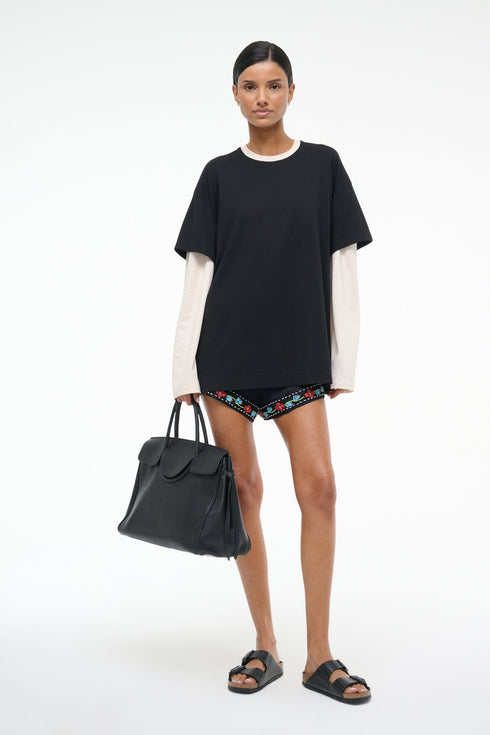 Go to WILLIAM TEE BLACK ECRU view 1