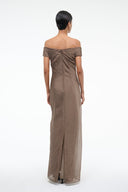 Image CHEYENNE DRESS | TAUPE 4 of 5