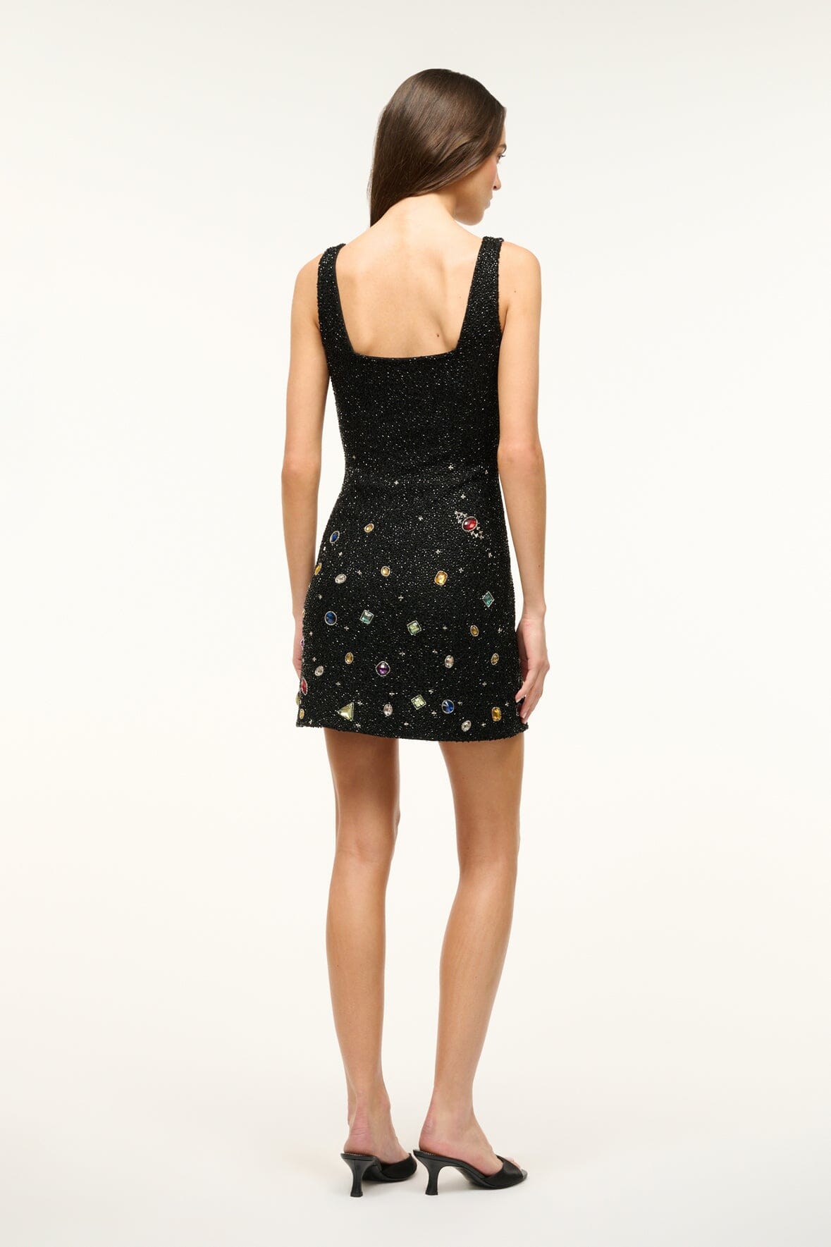 Image LE SABLE DRESS | BLACK CELESTIAL 4 of 5 and Clicking this image will trigger a zoom pop-up