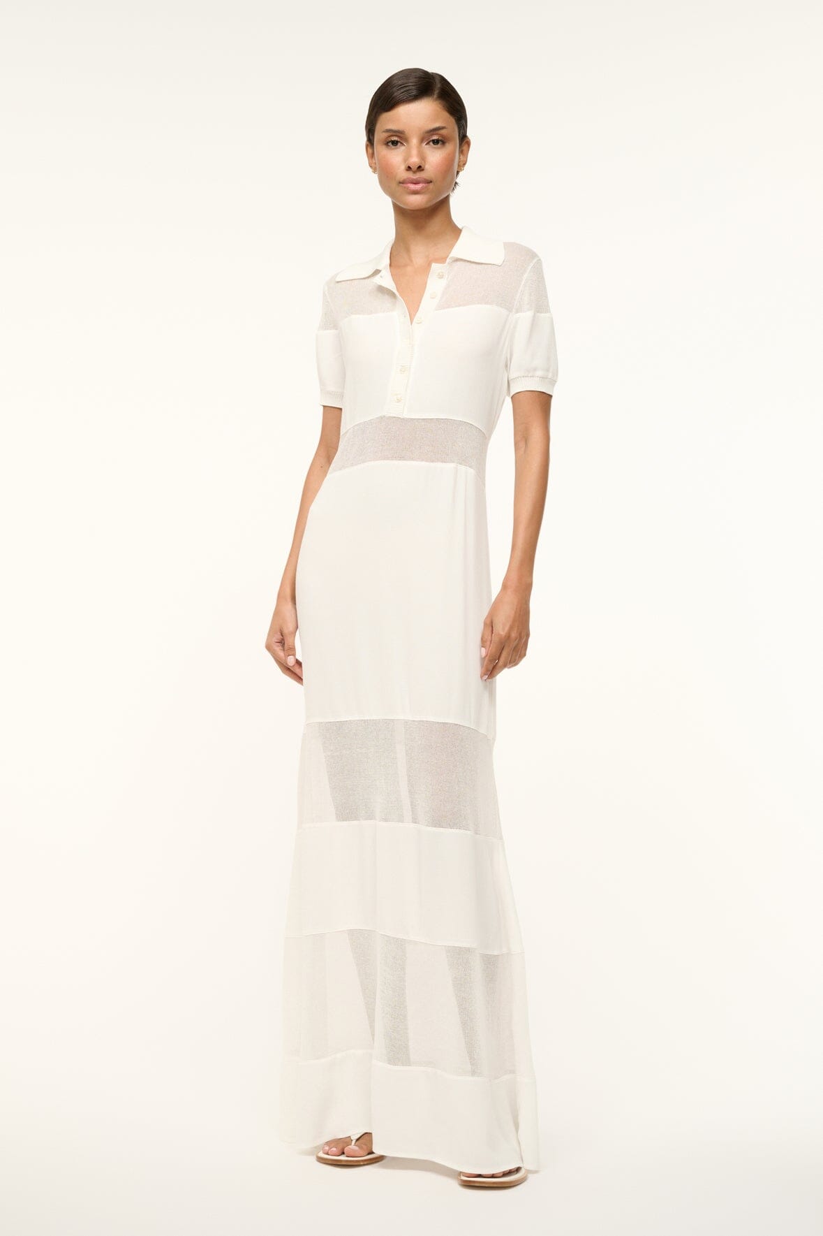 Image QUAINT DRESS | WHITE 1 of 5 and Clicking this image will trigger a zoom pop-up