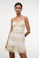 HALIE MINI DRESS | ECRU ECRU / 4