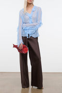 STROLL SILK DUPIONI PANT | EARTH